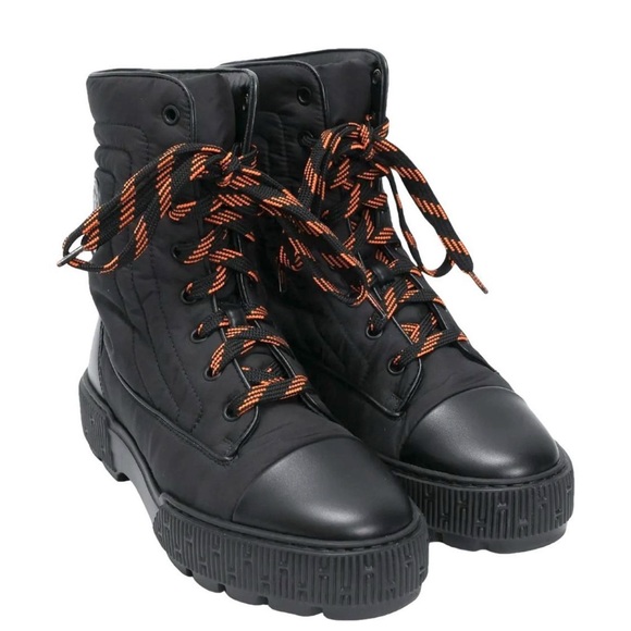 Hermes Women’s Black Fresh Boots 37 - Picture 1 of 13